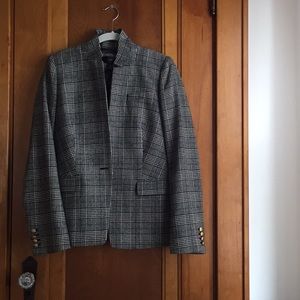 J Crew Houndstooth Blazer Size 8
